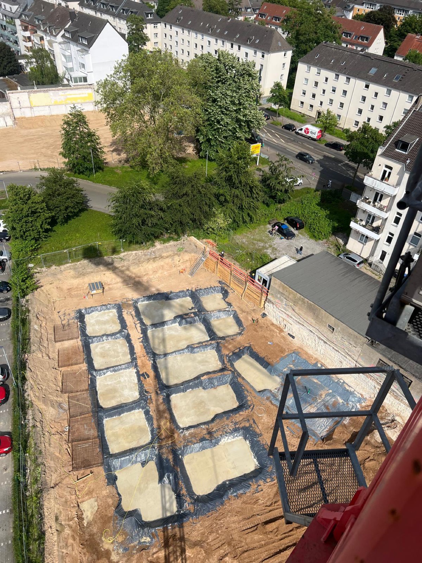 Studentenwohnheim Düsseldorf: Nahwärme und Erdbau